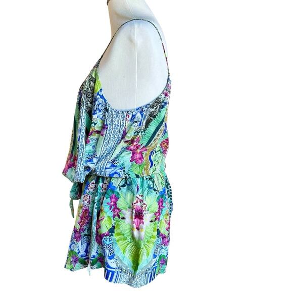 Camilla The Bahia Bliss Shoestring silk Playsuit sz M - Picture 7 of 14